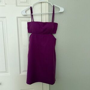 Elegant Purple Women's Dress